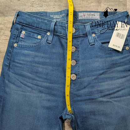 AG Adriano Goldschmied Farrah Skinny HighRise Blue Stretch Jeans NWT Size 4 (27)