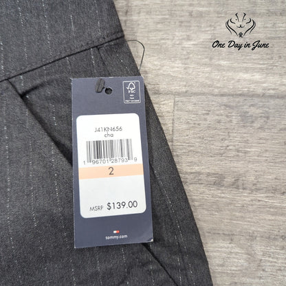 Tommy Hilfiger Striped Wide Leg Cargo Pants Size 2