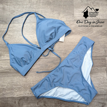 Cupshe Lace Up Back Bikini Swimsuit Size L