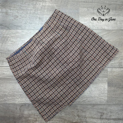 The Limited Womens Multicolor Tweed Wrap Skirt 100% Cotton Size 8