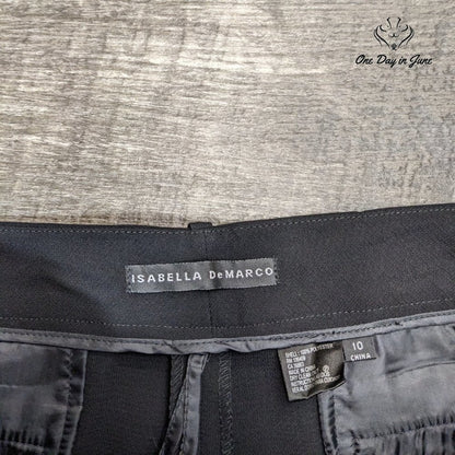 Isabella DeMarco Straight Leg Dress Pants Size 10