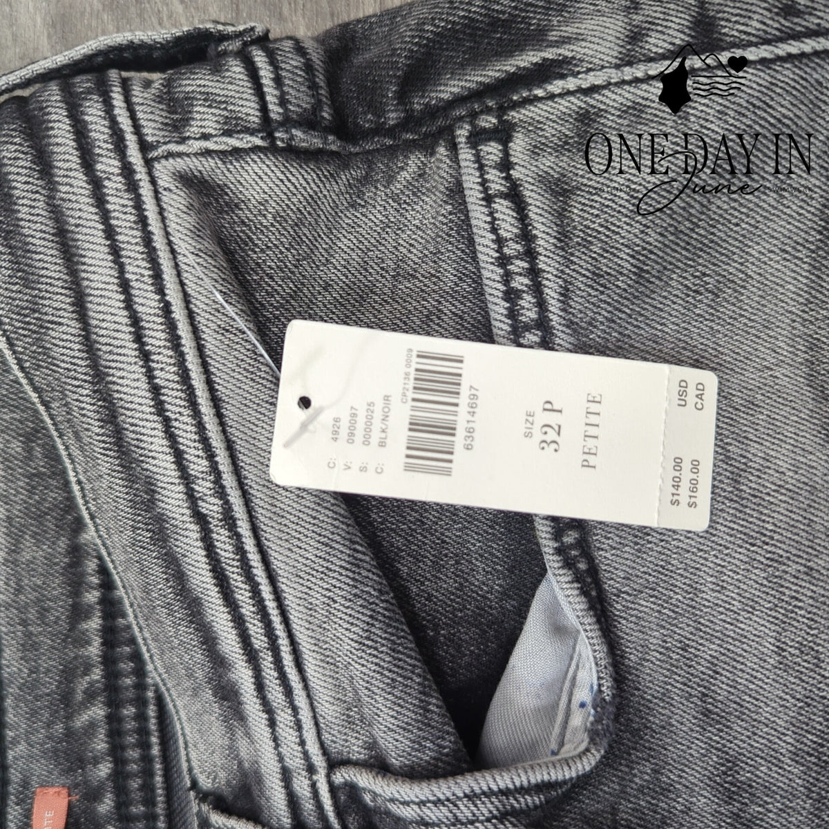 Pilcro and the Letterpress Slim Boyfriend Jeans Distressed Black NWT Size 14P