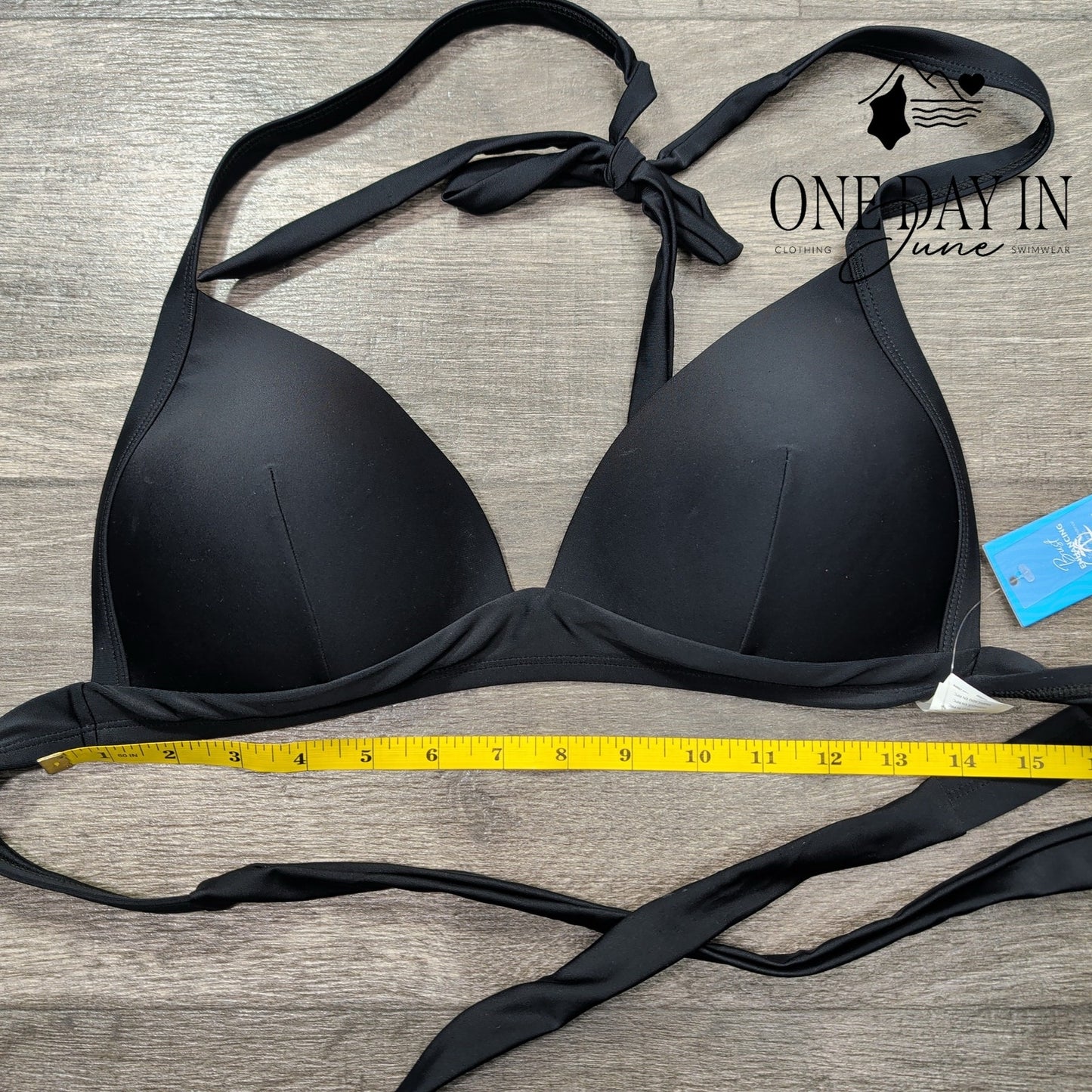 Cupshe Bust Enhancing Halter Bikini Top Size XL