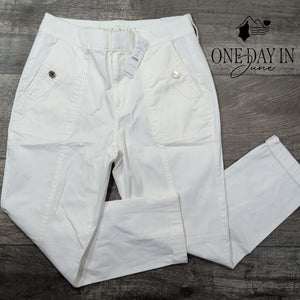 White House Black Market Pret-A-Jet High Rise Slim Ankle Pants Size 4