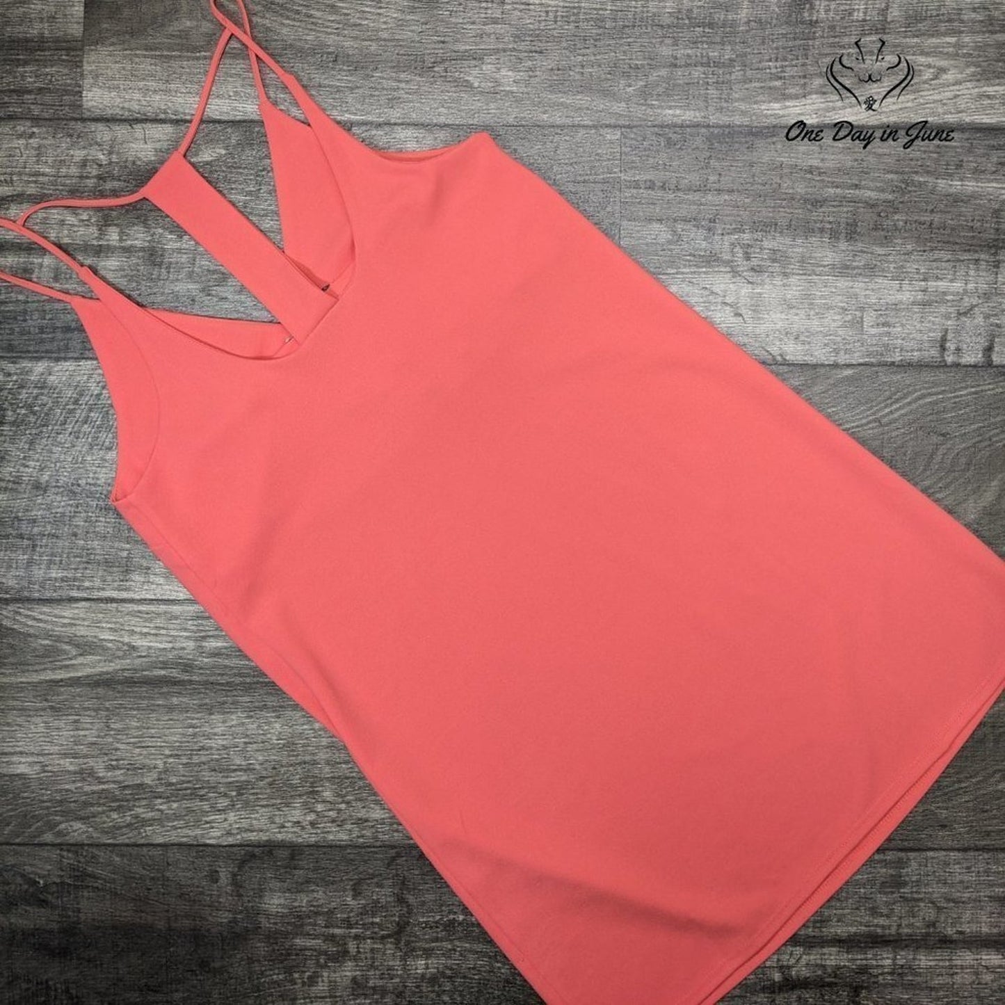 The Vanity Room Sleeveless Spaghetti Strap Mini Dress Size L