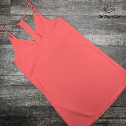 The Vanity Room Sleeveless Spaghetti Strap Mini Dress Size L