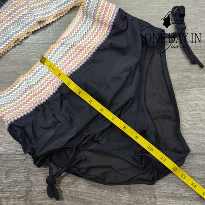 Blooming Jelly High Waist Bikini Swimsuit Size M