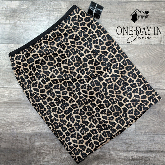 Liz Claiborne Leopard Pencil Skirt Size 8