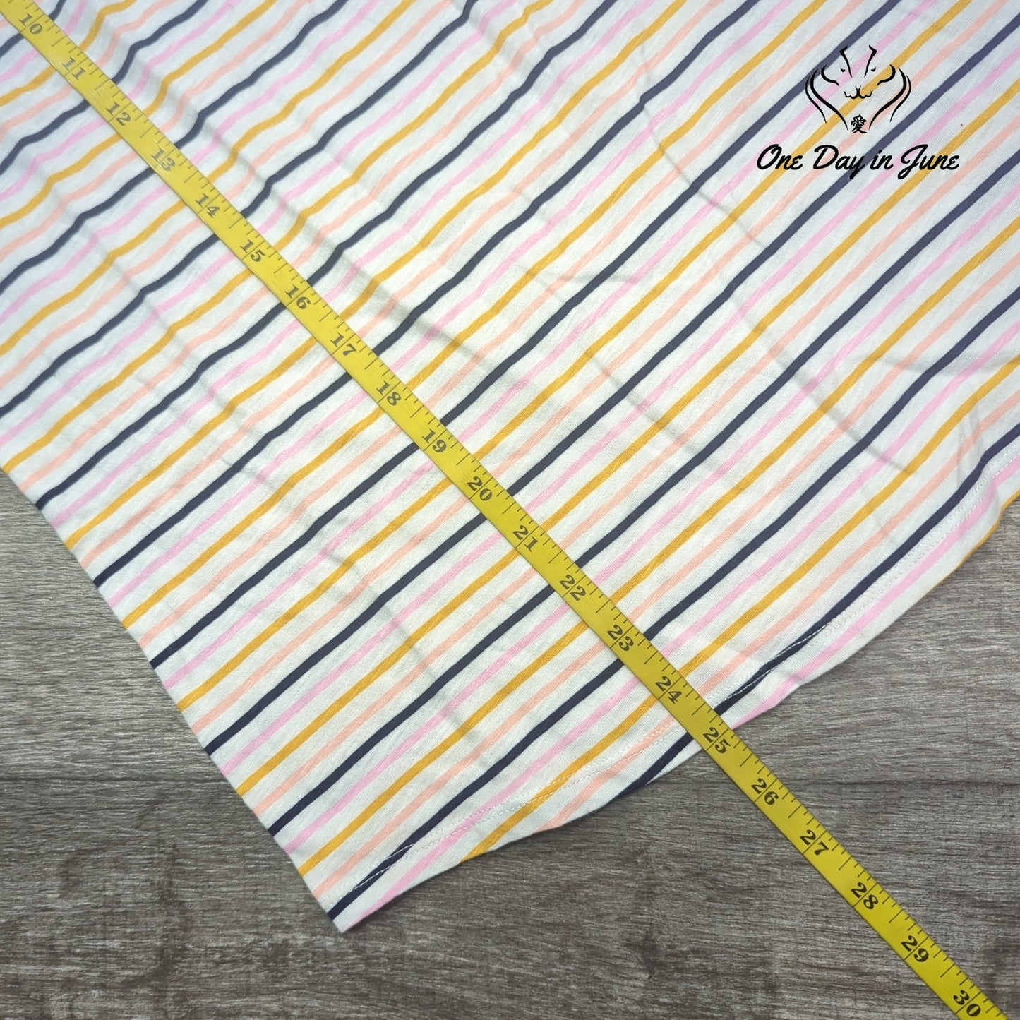 St. John's Bay Striped Tank Top Size L