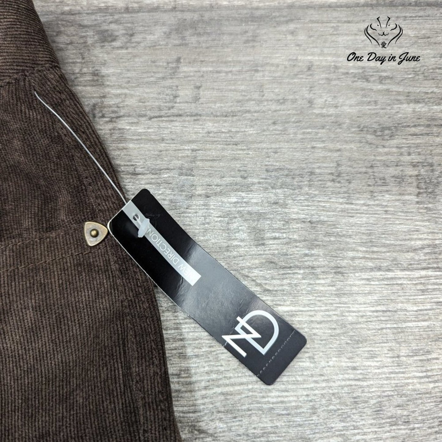 New Directions Straight Leg Corduroy Pants Size 12