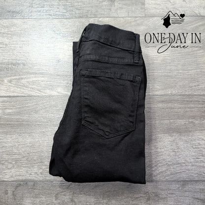 Frame Denim Le Skinny Black Stretch Skinny Jeans NWT Size 00 (24)