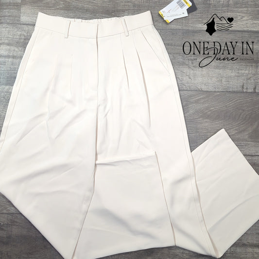 French Connection Wide Leg Trouser Pants Size M