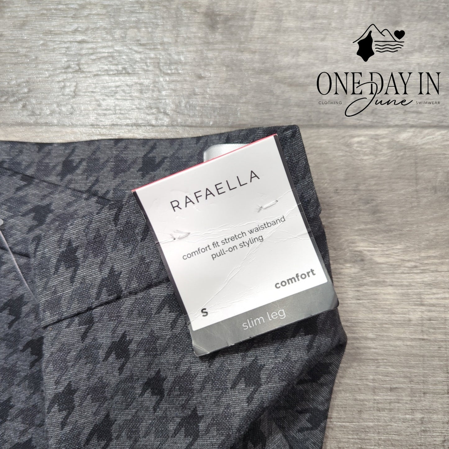 Rafaella Comfort Fit Slim Leg Pants Size S