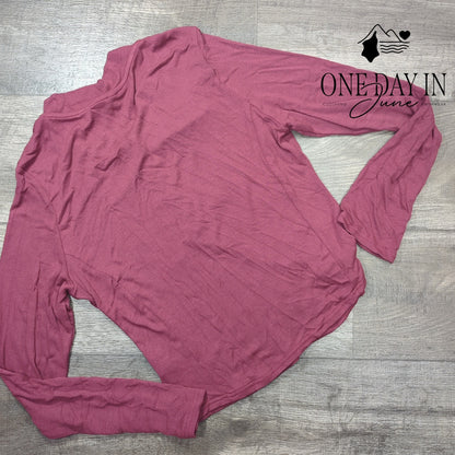Exlura Ribbed Long Sleeve Top Size 2XL