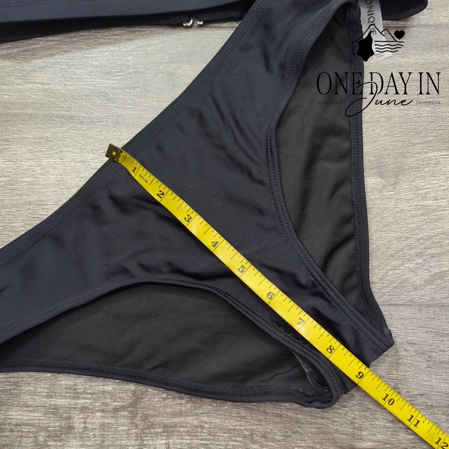 Yonique Triangle Modest Bikini Swimsuit Size S
