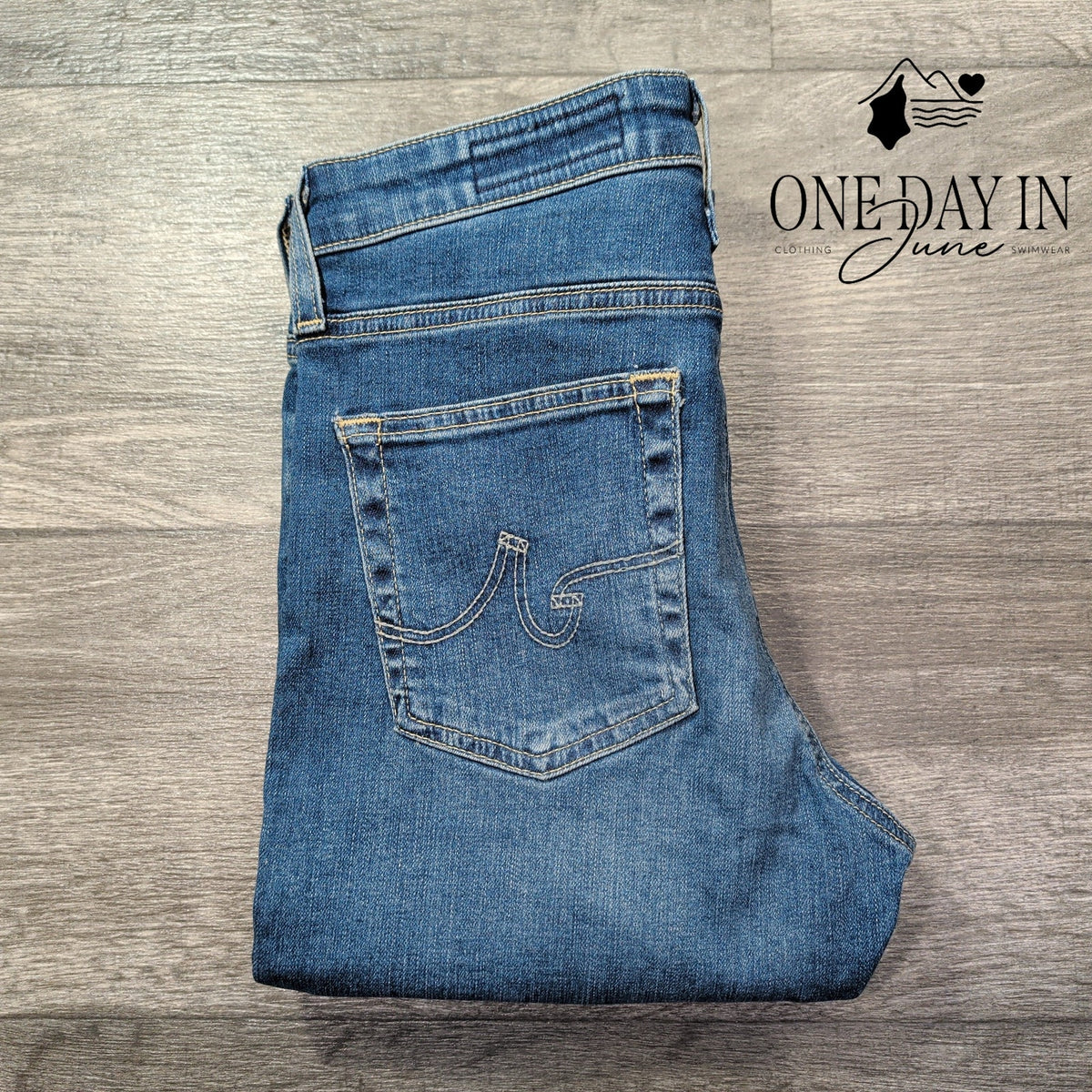 AG Adriano Goldschmied The Farrah High Rise Skinny Jeans Blue NWT Size 4 (27)