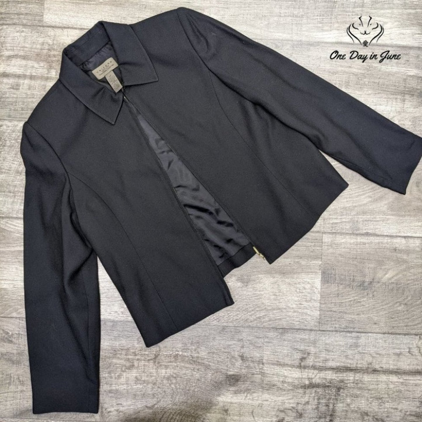 John Paul Richard Uniform Petites Collection Dress & Blazer Set Size 10P/12P