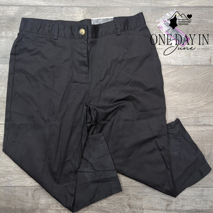 Kim Rogers Comfort Waist Bermuda Shorts Black Stretch NWT Size 12