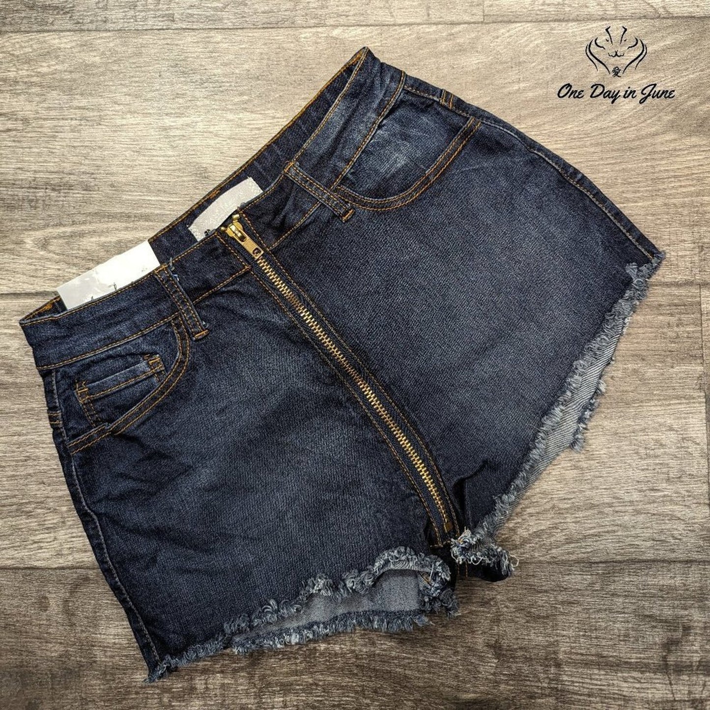 Crave Fame Juniors High Rise Denim Shorts Size 9