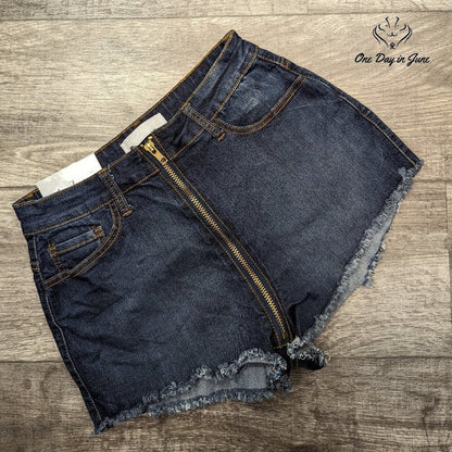 Crave Fame Juniors High Rise Denim Shorts Size 9