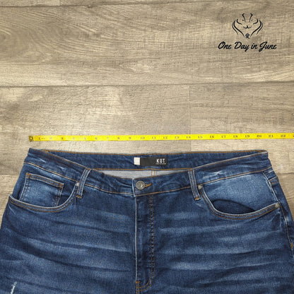 Kut from the Kloth Plus Size Rachael Ab Mom High Rise Ankle Jeans Size 22W