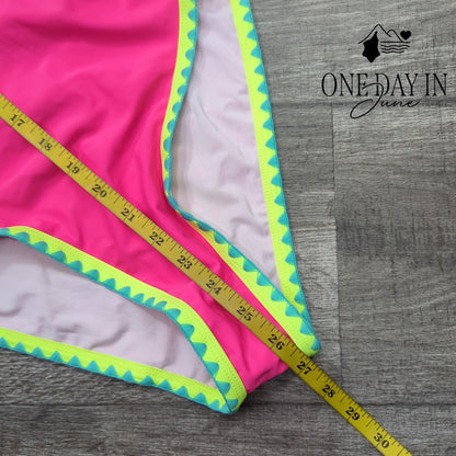 Popvil Colorblock One Piece Swimsuit Size M