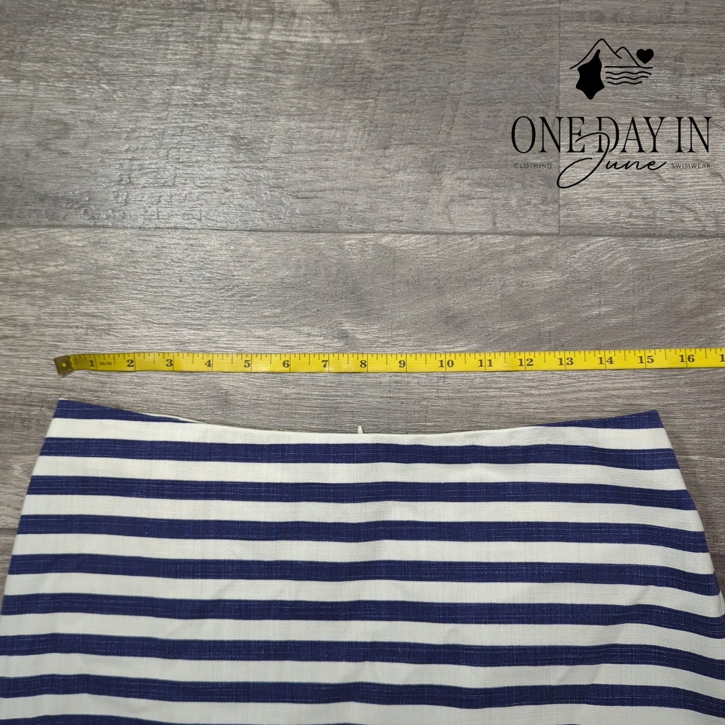 Talbots Petite Striped Pencil Skirt Size 6P