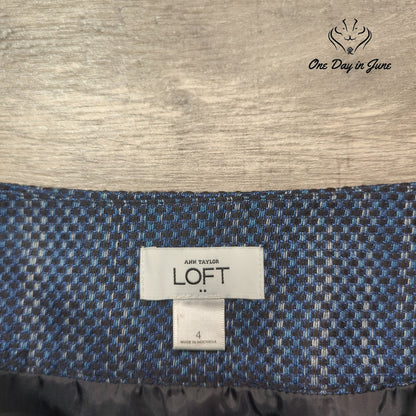 Loft Button Accent Skirt Size 4
