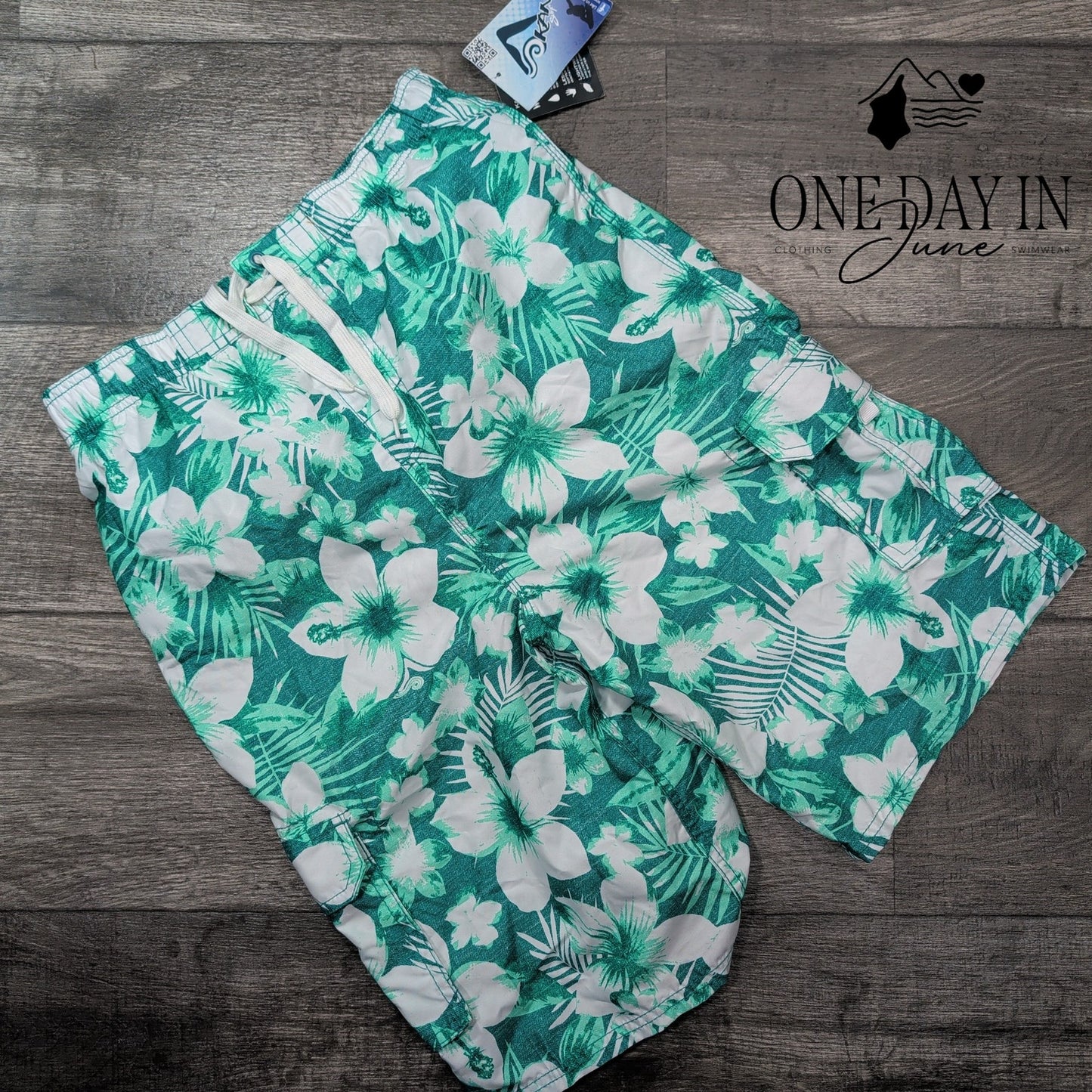 Kanu Surf Floral Boardshorts Size XL