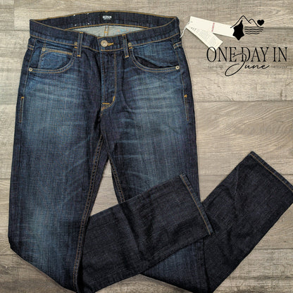 Hudson Blake Slim Straight Jeans Size 31X34