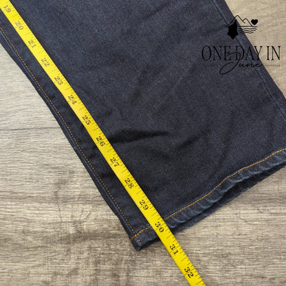 Land's End Plus Size Straight Leg Mid Rise Jeans Size 18W