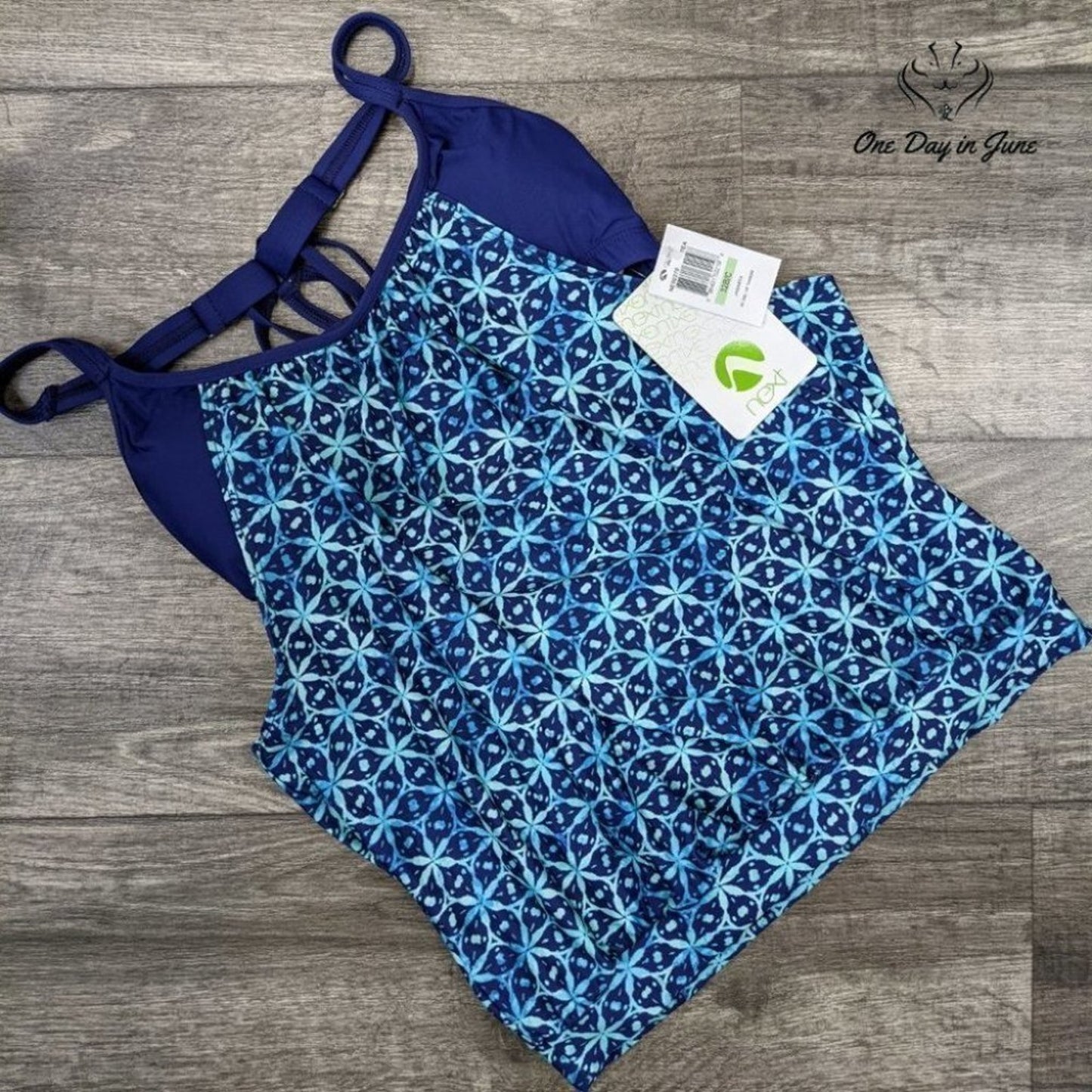 Next Jakarta Tankini Top Swimsuit Size 32 B/C