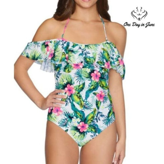Arizona Jean Co. Junior's Floral One Piece Size XXL