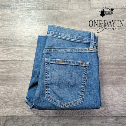 Gap High Rise Capri Skinny Jeans Medium Indigo NWT Size 4 (27)