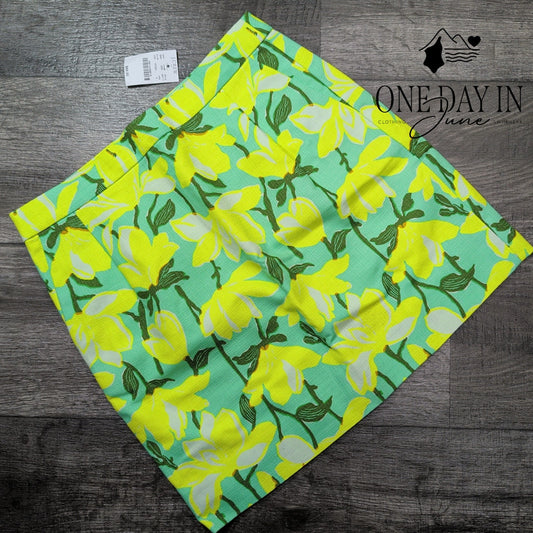 J.Crew Floral Mini Skirt Size 4