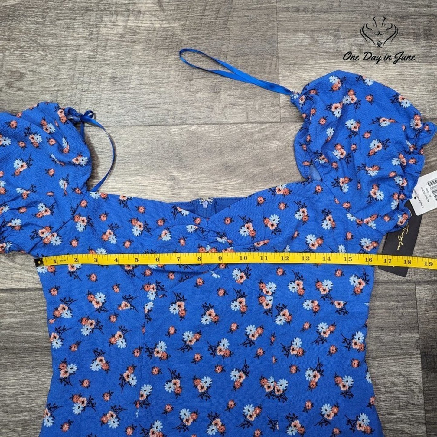 City Triangles Off Shoulder Floral Mini Dress Size M