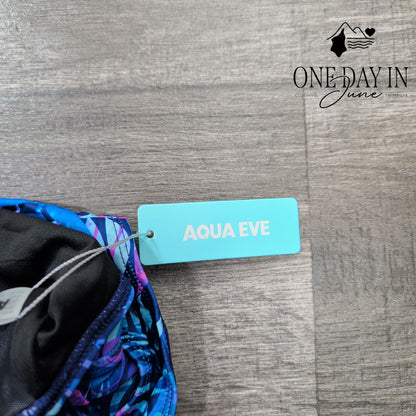 Aqua Eve Plus Size Tropical One Piece Swimsuit Size 20W
