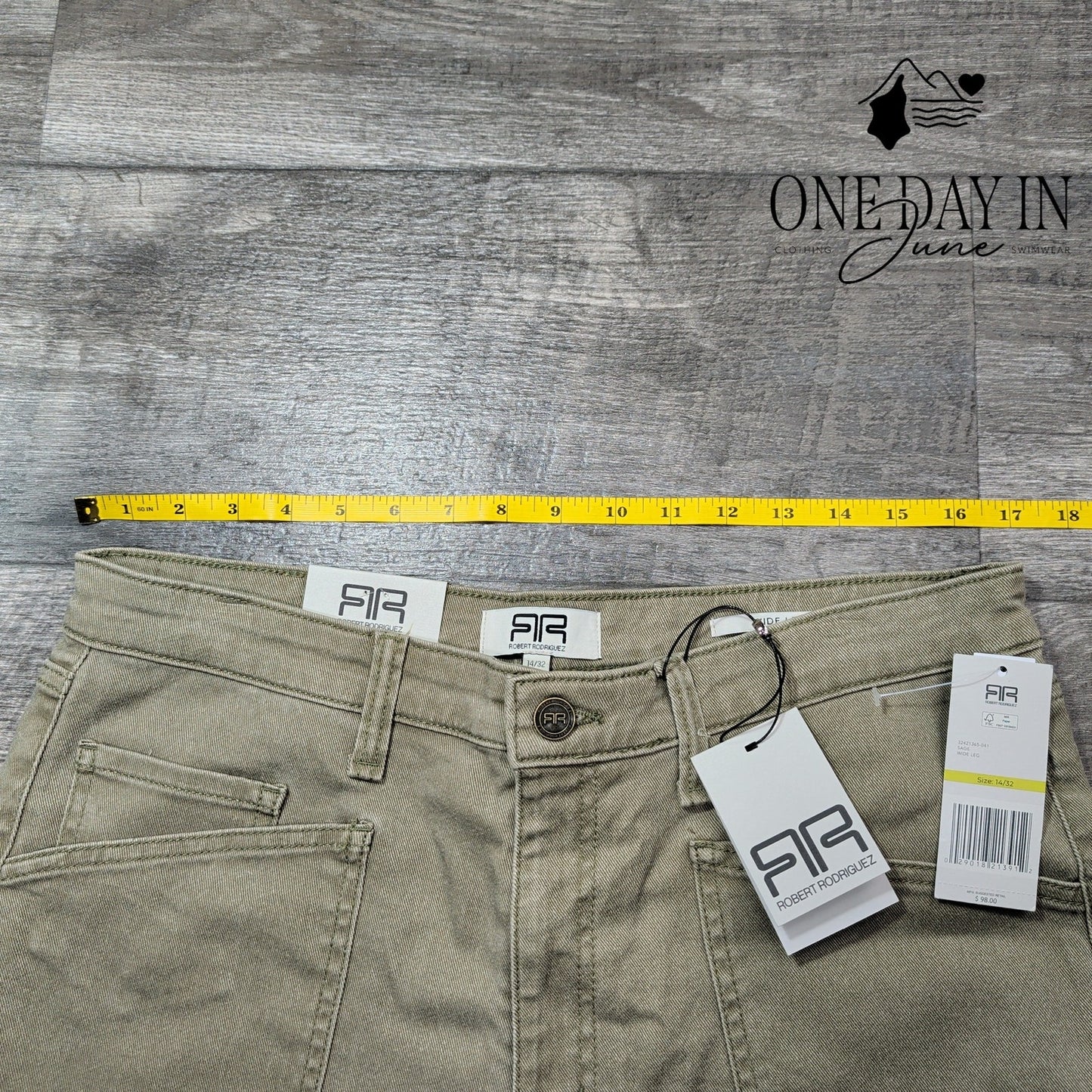 Robert Rodriguez Wide Leg Jeans Size 14