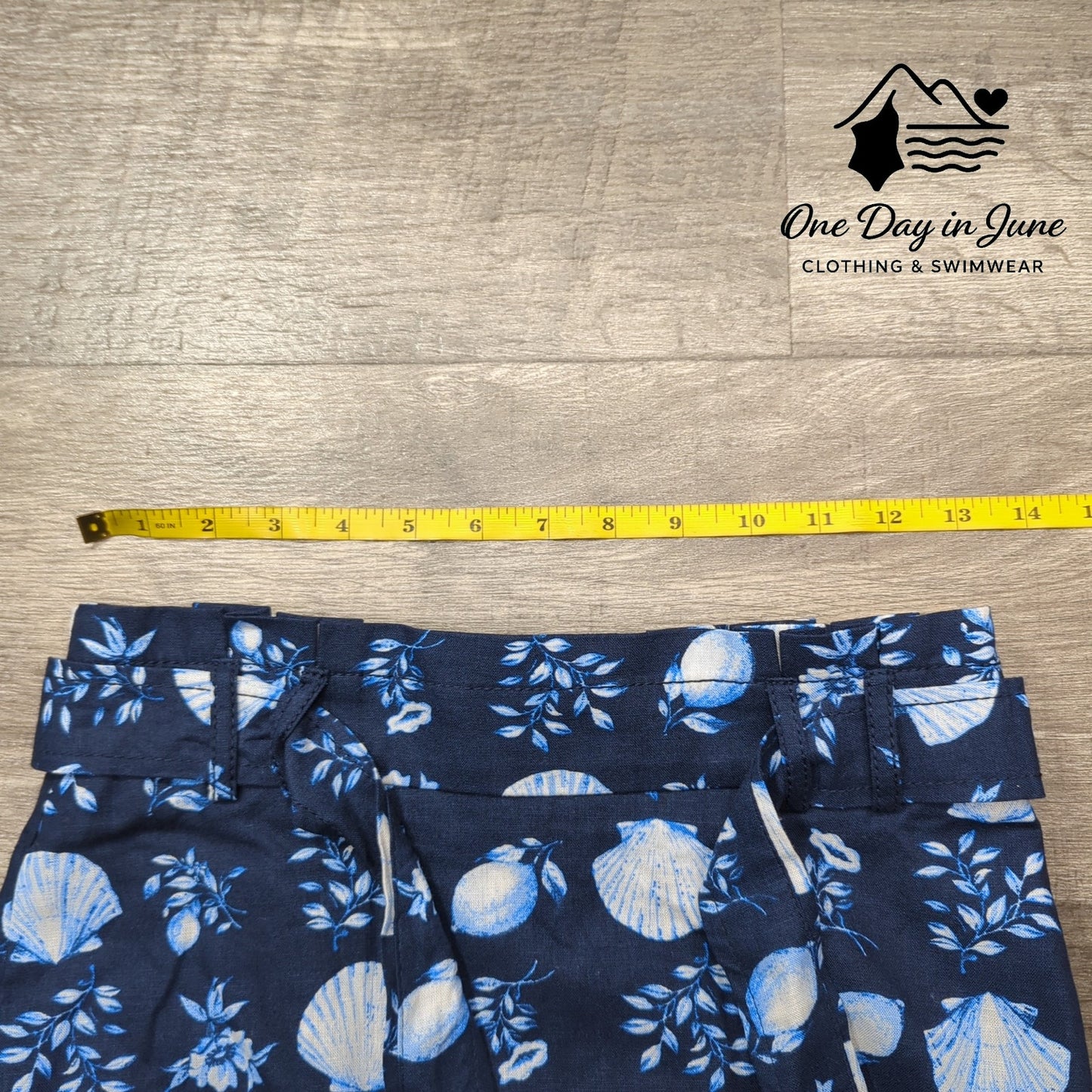 Ann Taylor Linen Belted Floral Lined Midi Skirt Size 0