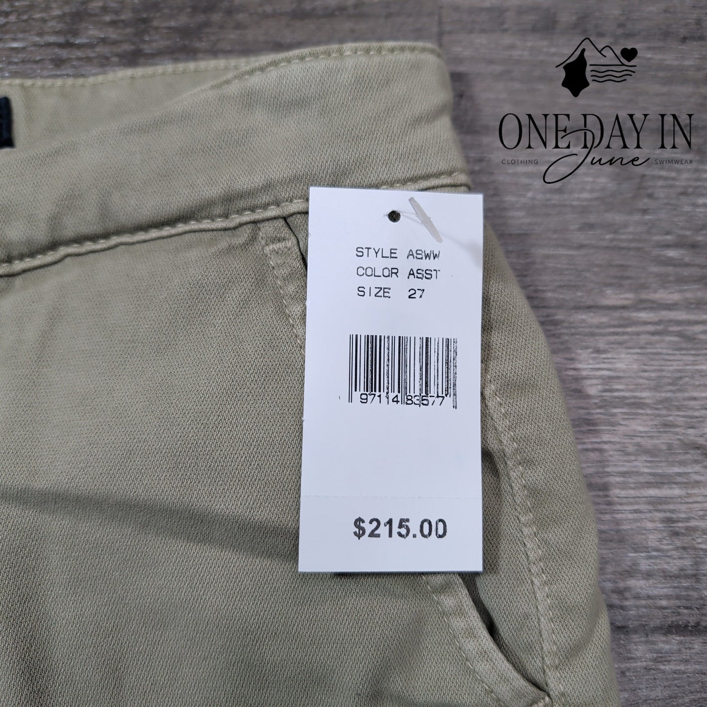 AG Adriano Goldschmied The Caden Tailored Trouser Jeans Size 4 (27)