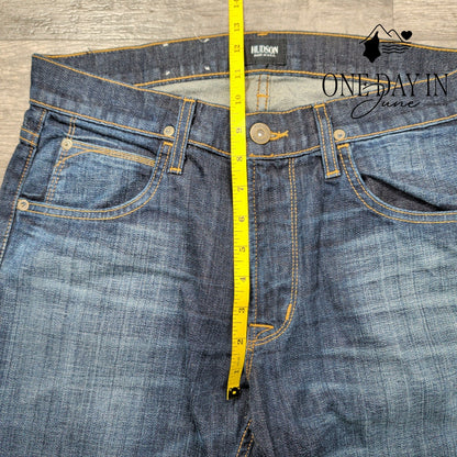 Hudson Blake Slim Straight Jeans Size 31X34
