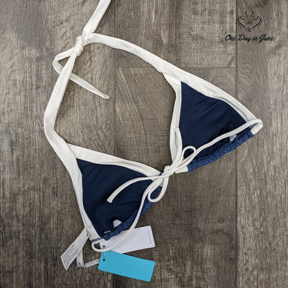Seafolly Block Party Slide Bikini Top Size 4