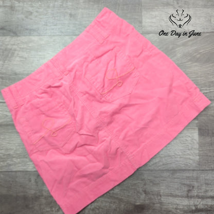 Lilly Pulitzer Palm Beach Fit Corduroy Mini Skirt Pink 5 Pocket Size 6