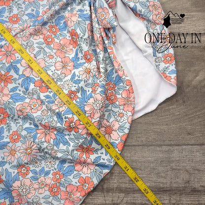 Eomenie Floral Skirted One Piece Swimsuit Size 2XL