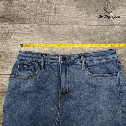 Mossimo Denim Mini Skirt Size 8