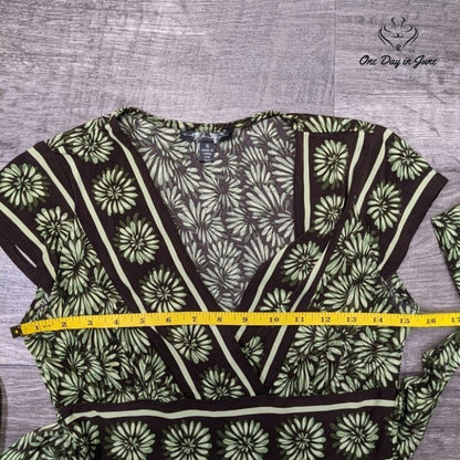 City Triangles Sleeveless Tie Floral Dress Size S