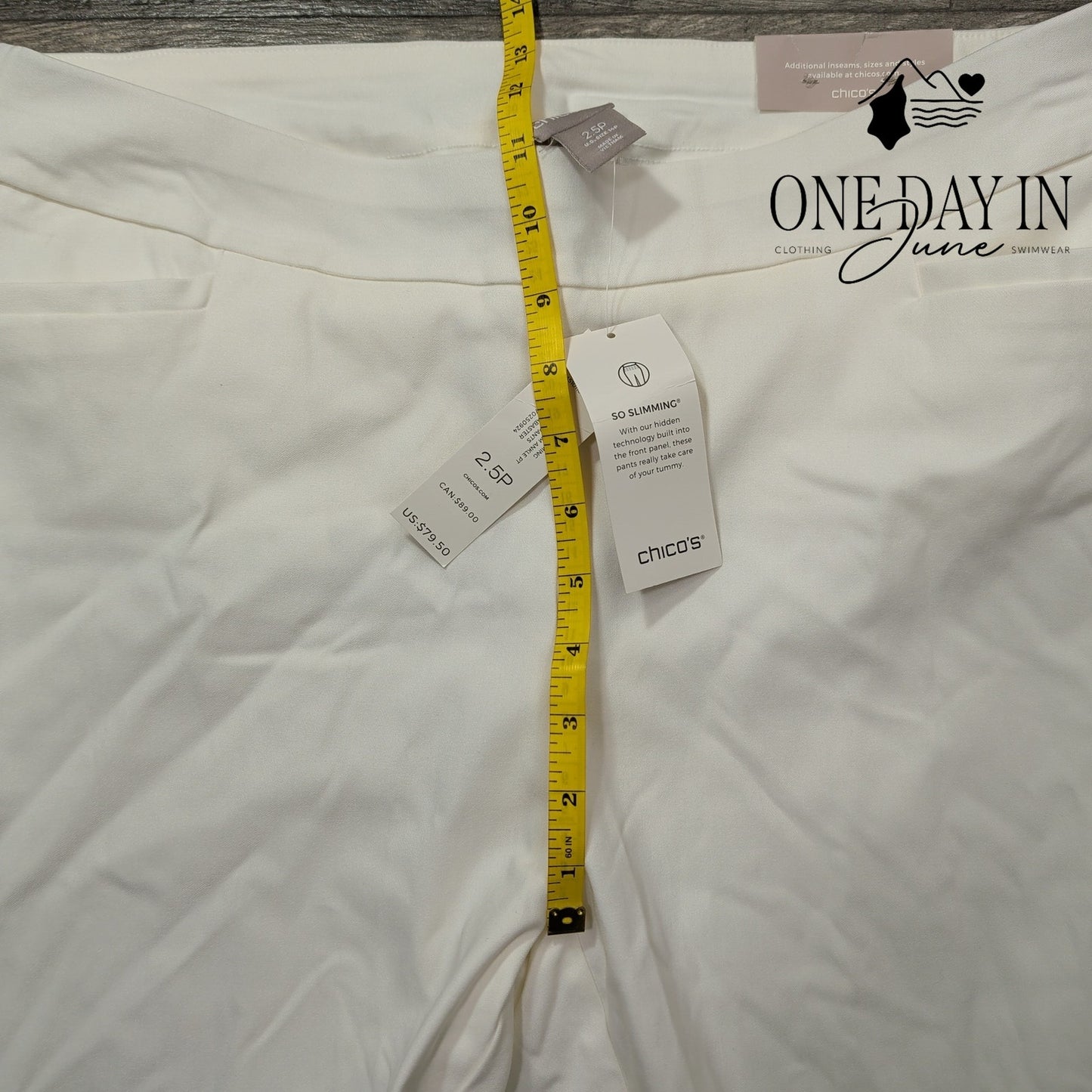 Chico's Petite So Slimming Bridgette Slim Leg Pants Size Chico's 2.5P (14P)