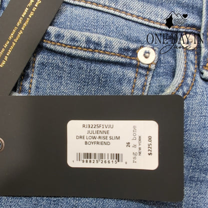Rag & Bone The Dre Julienne Low Rise Slim Boyfriend Ankle NWT $225 Size 30 (10)