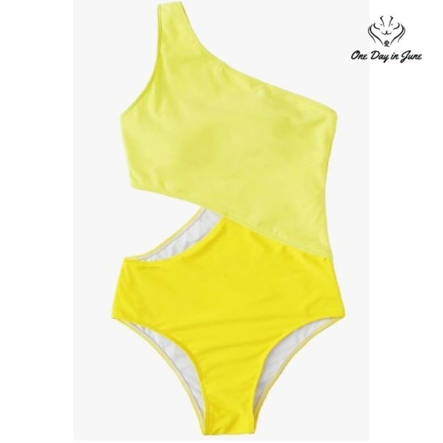 SweatyRocks One Shoulder One Piece Swimsuit Size XL