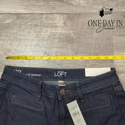 Loft Petite Original Bootcut Jeans Size 2P